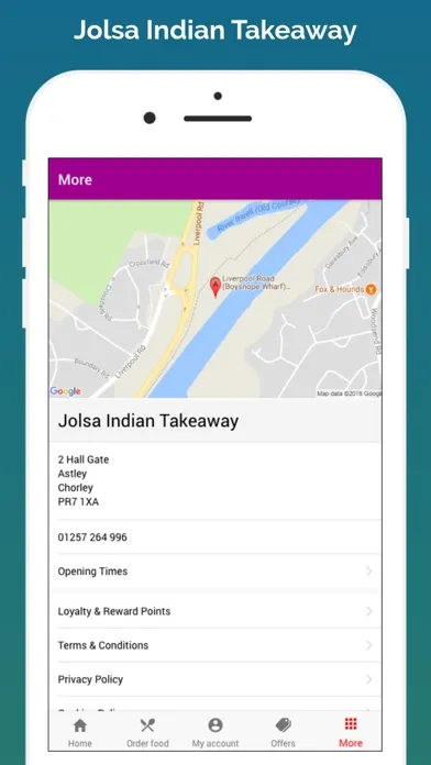 Tangkapan layar Jolsa Indian Takeaway