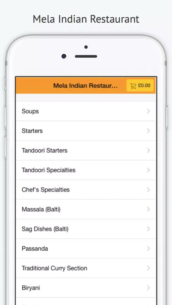 Mela Indian Restaurant Screenshots
