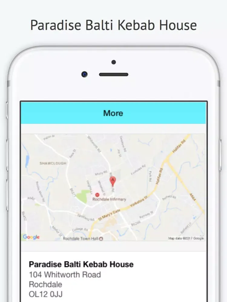 Paradise Balti Kebab House iPad 应用截图
