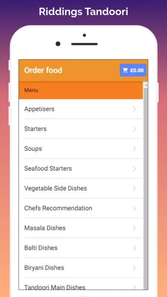 Riddings Tandoori Screenshots