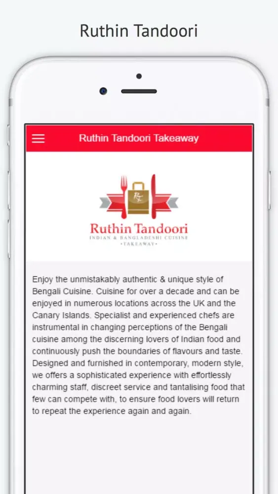 ภาพหน้าจอของ Ruthin Tandoori Takeaway