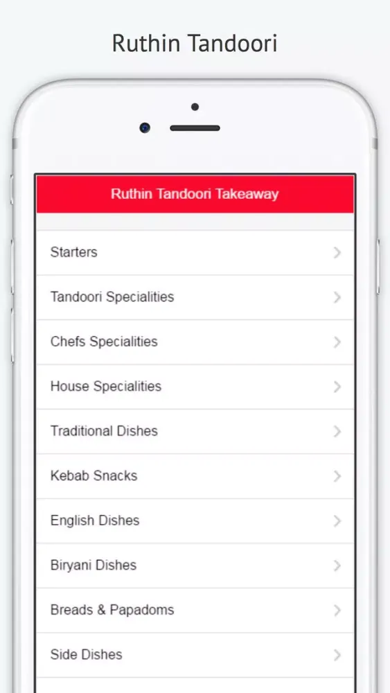 ภาพหน้าจอของ Ruthin Tandoori Takeaway