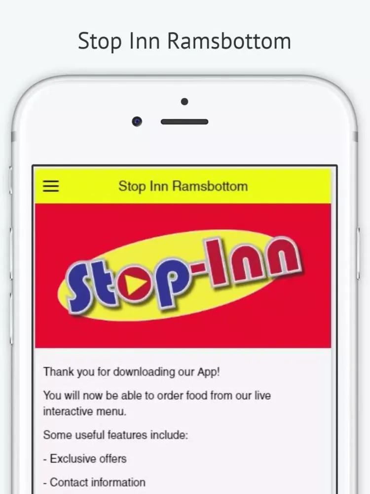 Stop Inn Ramsbottom iPad  Screenshots