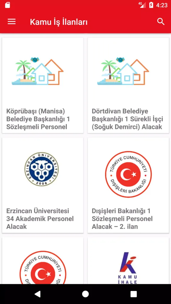 Kamu (devlet) İş İlanları Screenshots