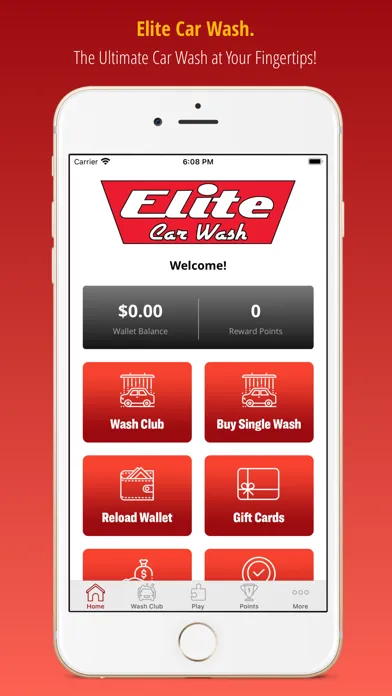 Tangkapan skrin Elite Car Wash