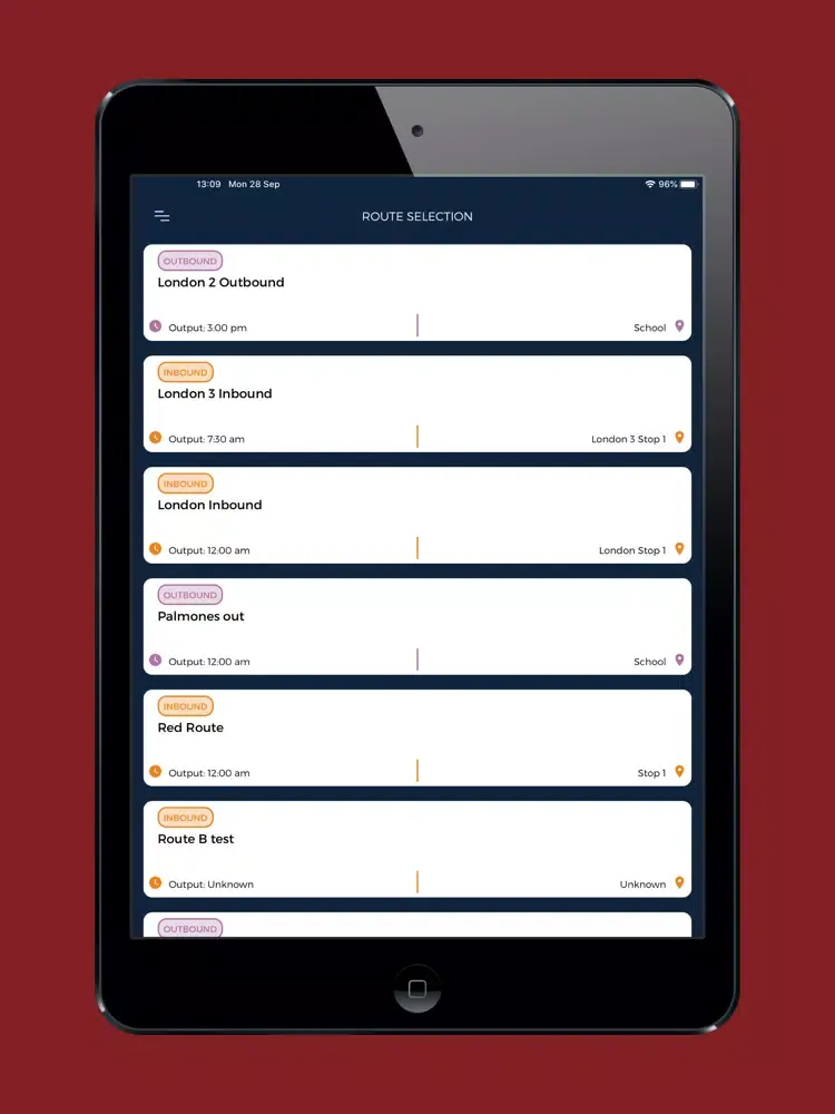 ภาพหน้าจอของ Aquinas Conductores SBT iPad 