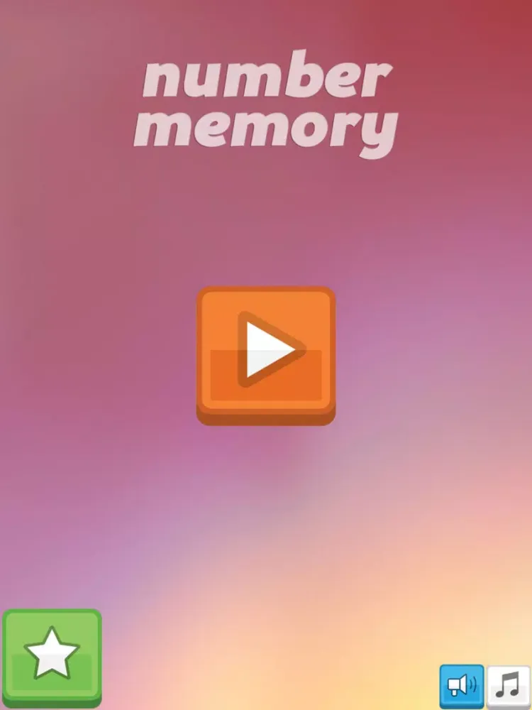 Number Memory Puzzle iPad 应用截图