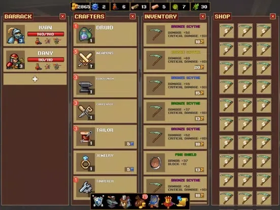 Capturas de tela do Royal Merchant iPad 