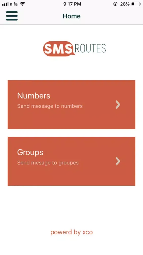 Скриншоты SMS Routes