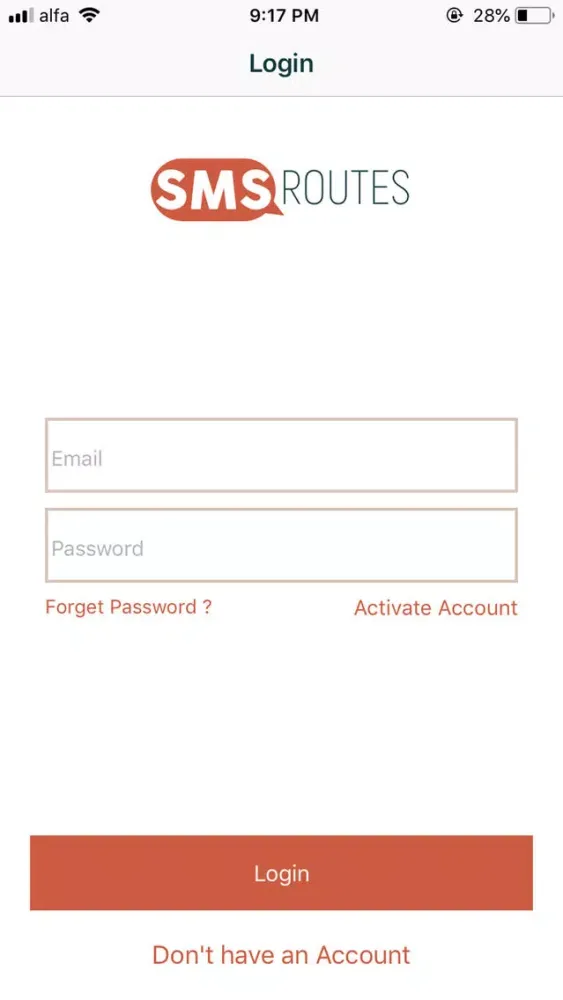 Скриншоты SMS Routes