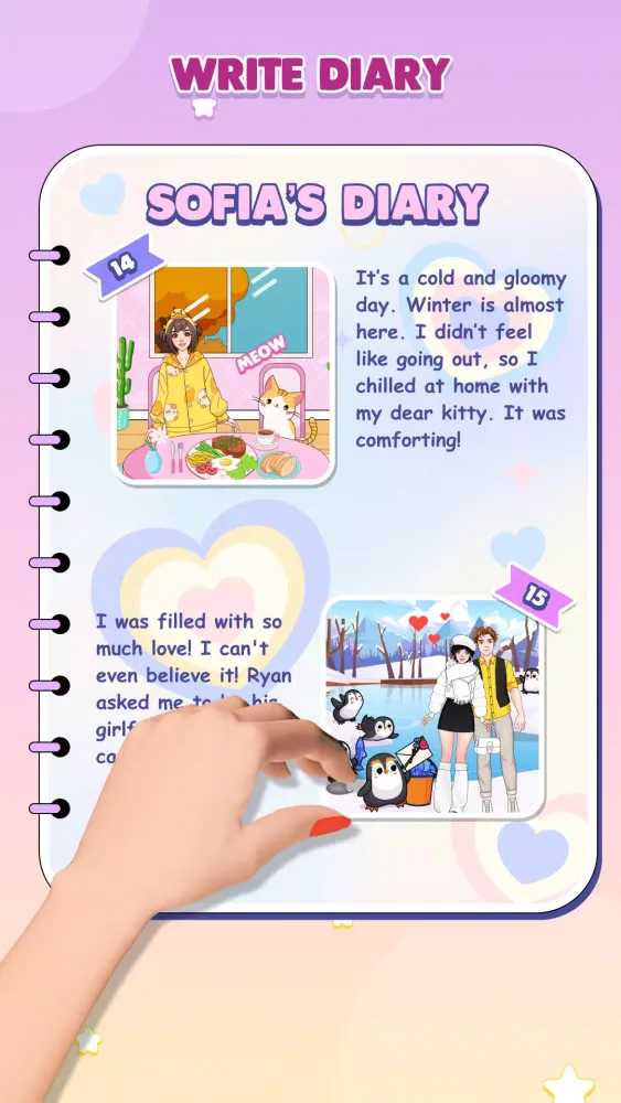 Paper Doll: Dress Up Diary Screenshots