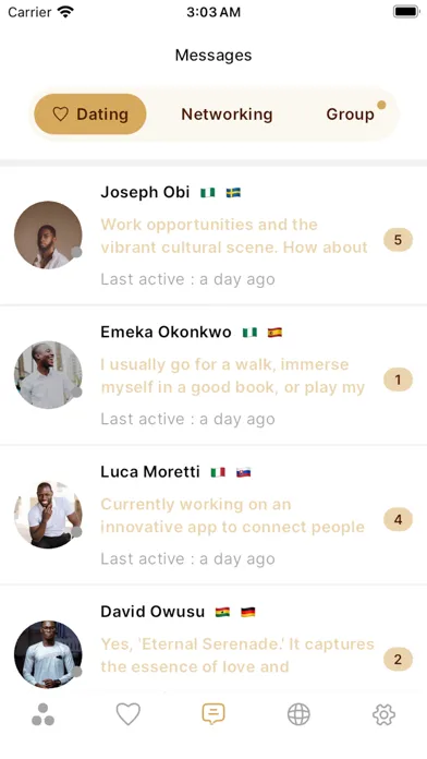 Zrzuty ekranu Elite Ndolo - Afro Dating