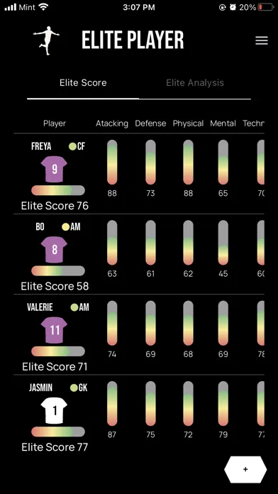 Elite Soccer Player スクリーンショット