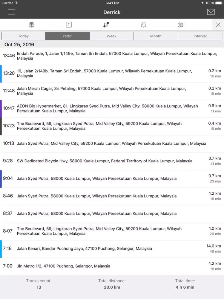 iTAGu Monitor iPad  Screenshots