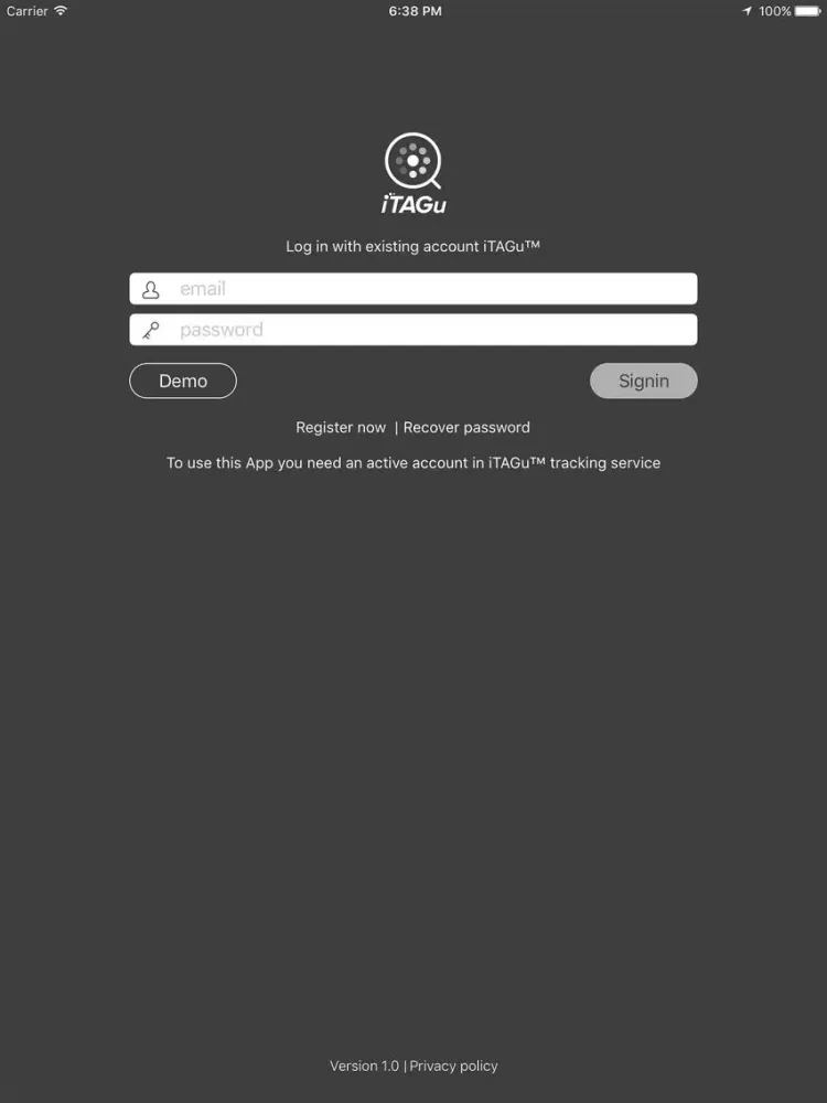 iTAGu Monitor iPad  Screenshots