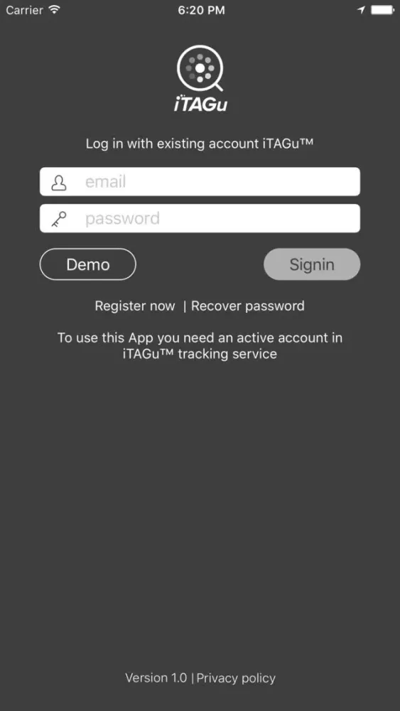 iTAGu Monitor Screenshots