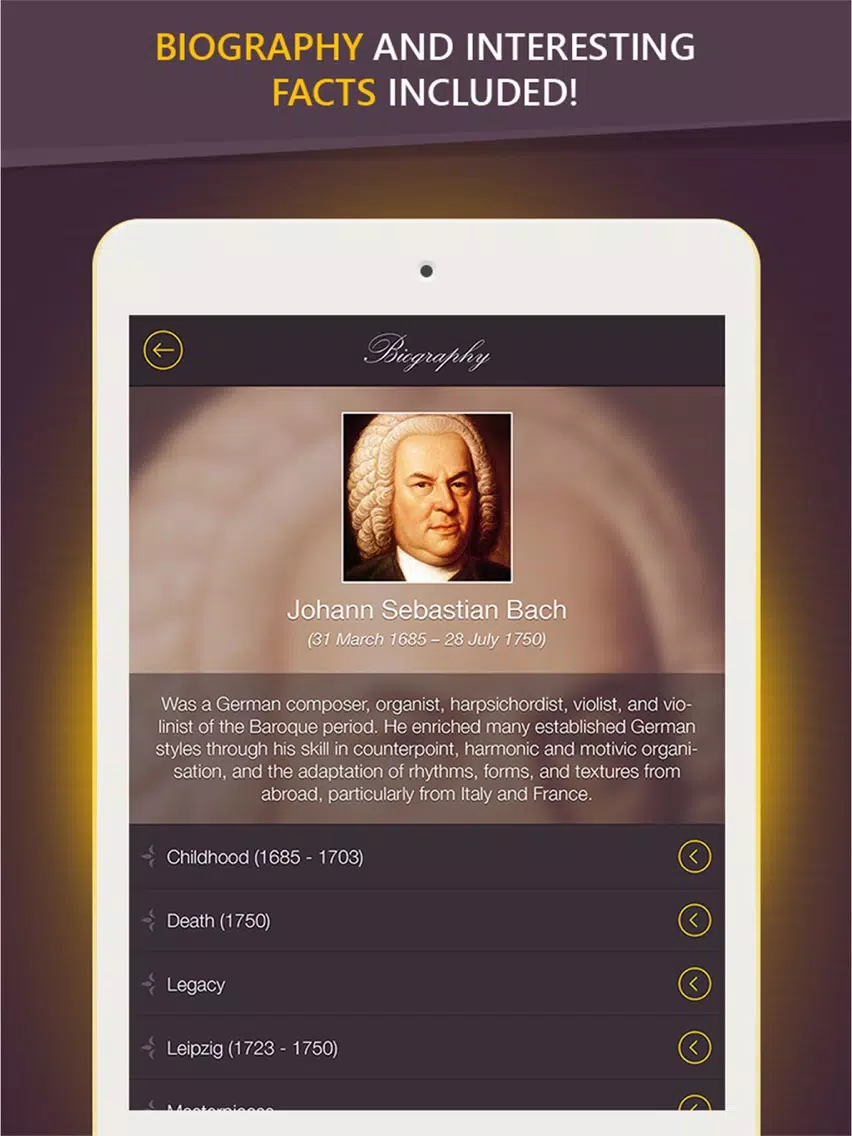 تصاویر Bach - Greatest Hits Full iPad 