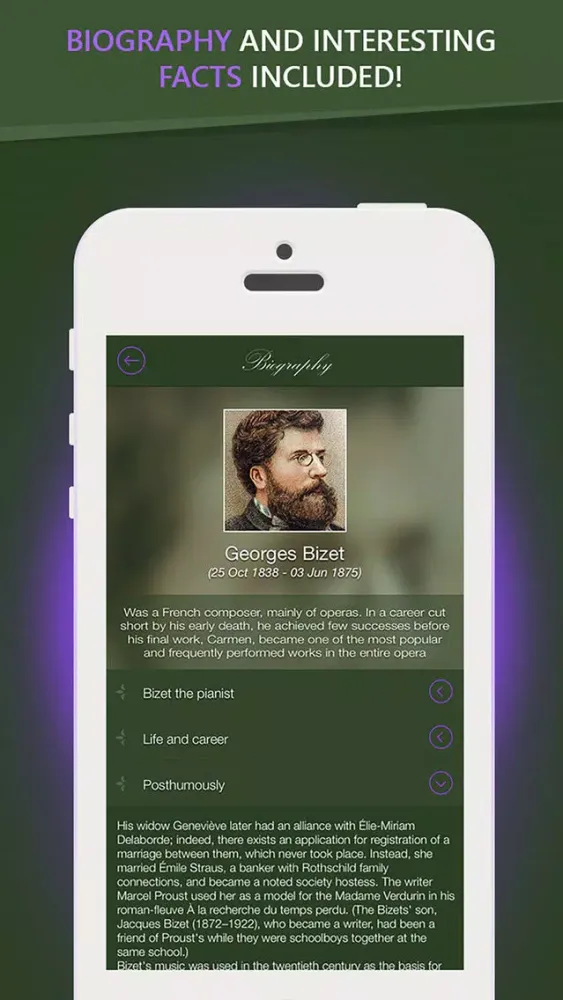 Capturas de pantalla de Bizet - Greatest Hits