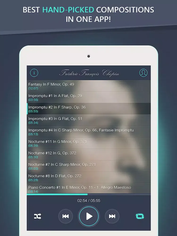 Zrzuty ekranu Chopin - Greatest Hits iPad 