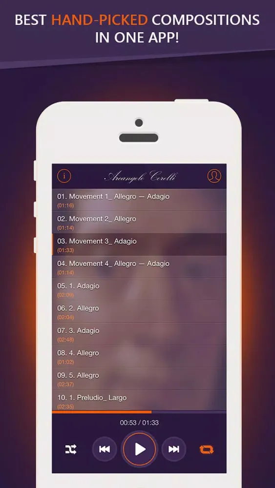 Arcangelo Corelli - Greatest Hits Full应用截图