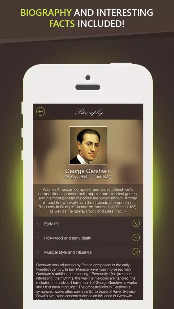 Gershwin - Greatest Hits سکرین شاٹس