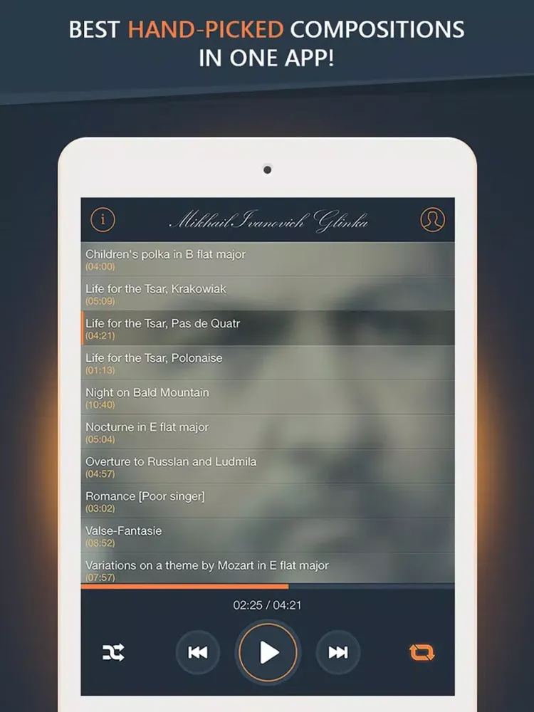 Mikhail Glinka - Greatest Hits iPad 應用截圖