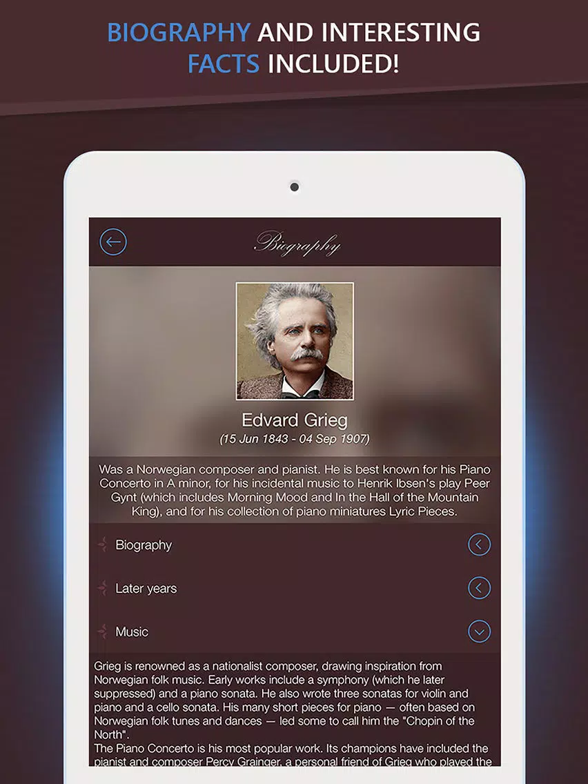 Edvard Grieg - Greatest Hits Full iPad  سکرین شاٹس