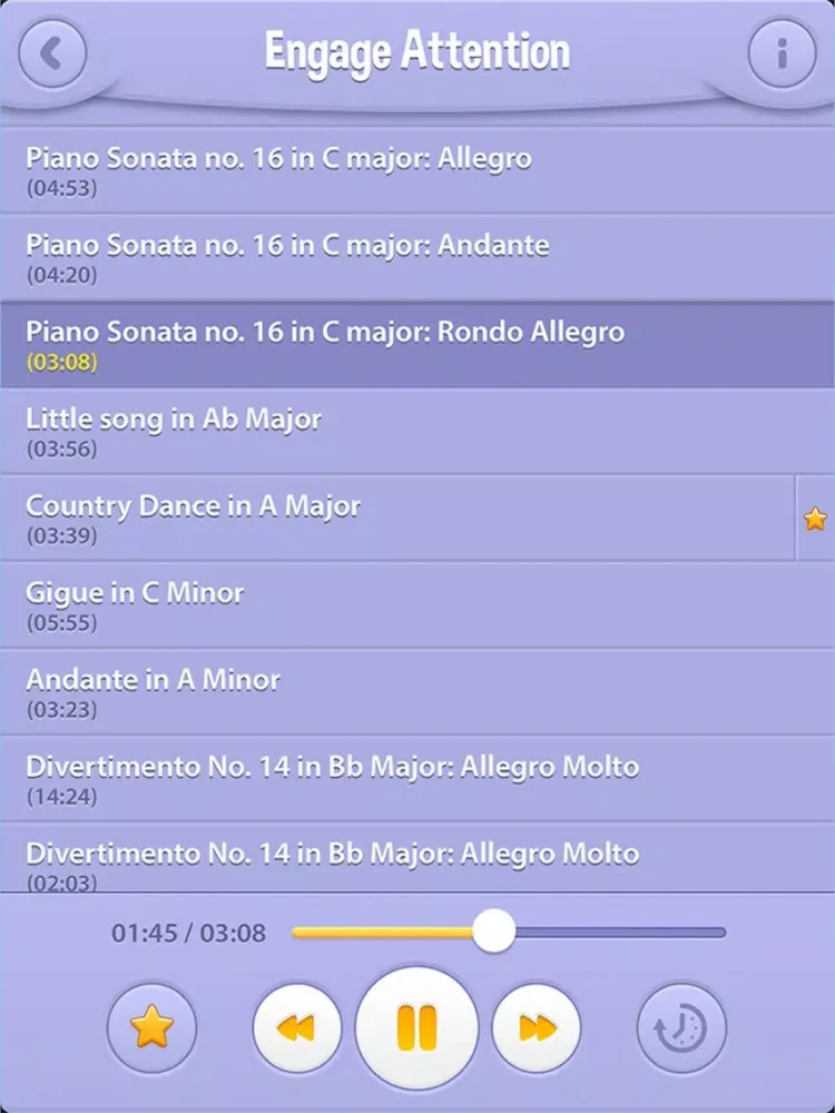 Mozart for Babies Exclusive iPad  سکرین شاٹس