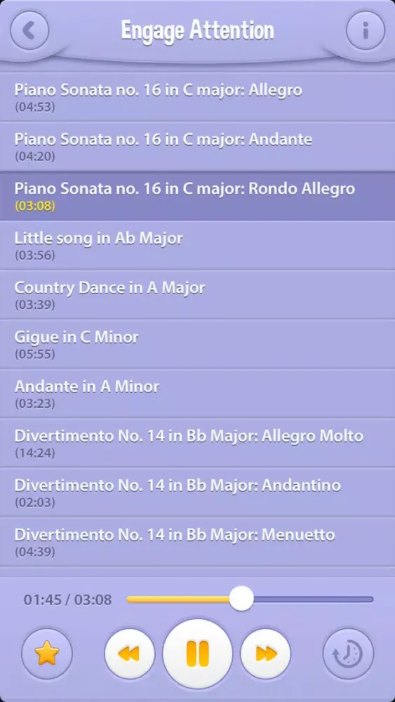 Mozart for Babies Exclusive سکرین شاٹس