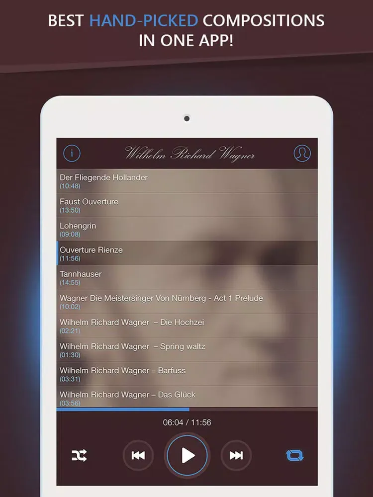 ภาพหน้าจอของ Richard Wagner - Greatest Hits Full iPad 