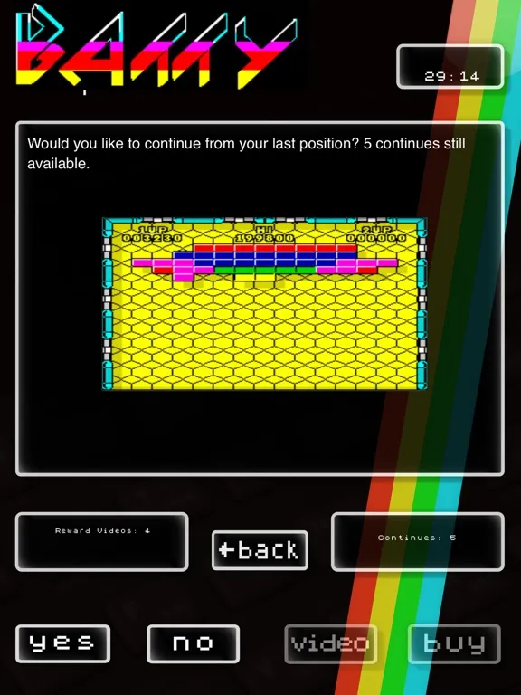 Capturas de tela do Batty: ZX Spectrum iPad 