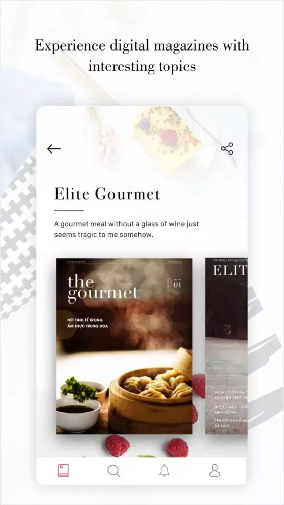 Ảnh chụp màn hình của Elite Magazine Vietnam
