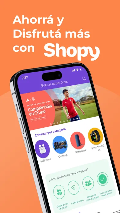 Zrzuty ekranu Shopy - Social Commerce