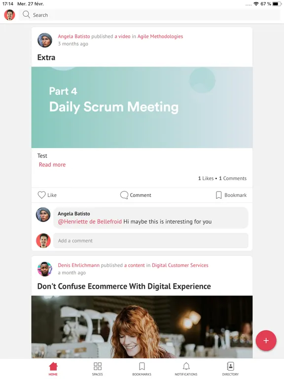 Elium - Knowledge Sharing iPad  स्क्रीनशॉट