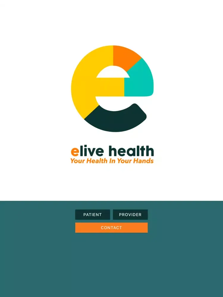 Captures d'écran de elive health iPad 