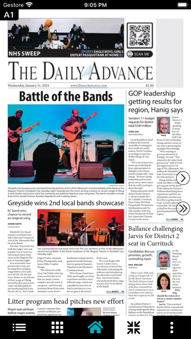 Captures d'écran de Daily Advance