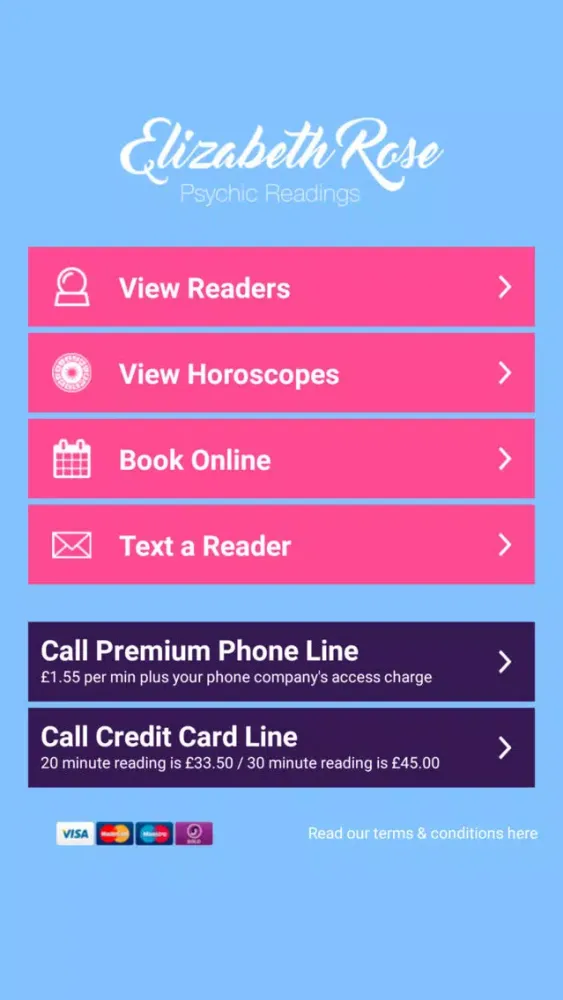 Psychic Readings Ekran Görüntüleri