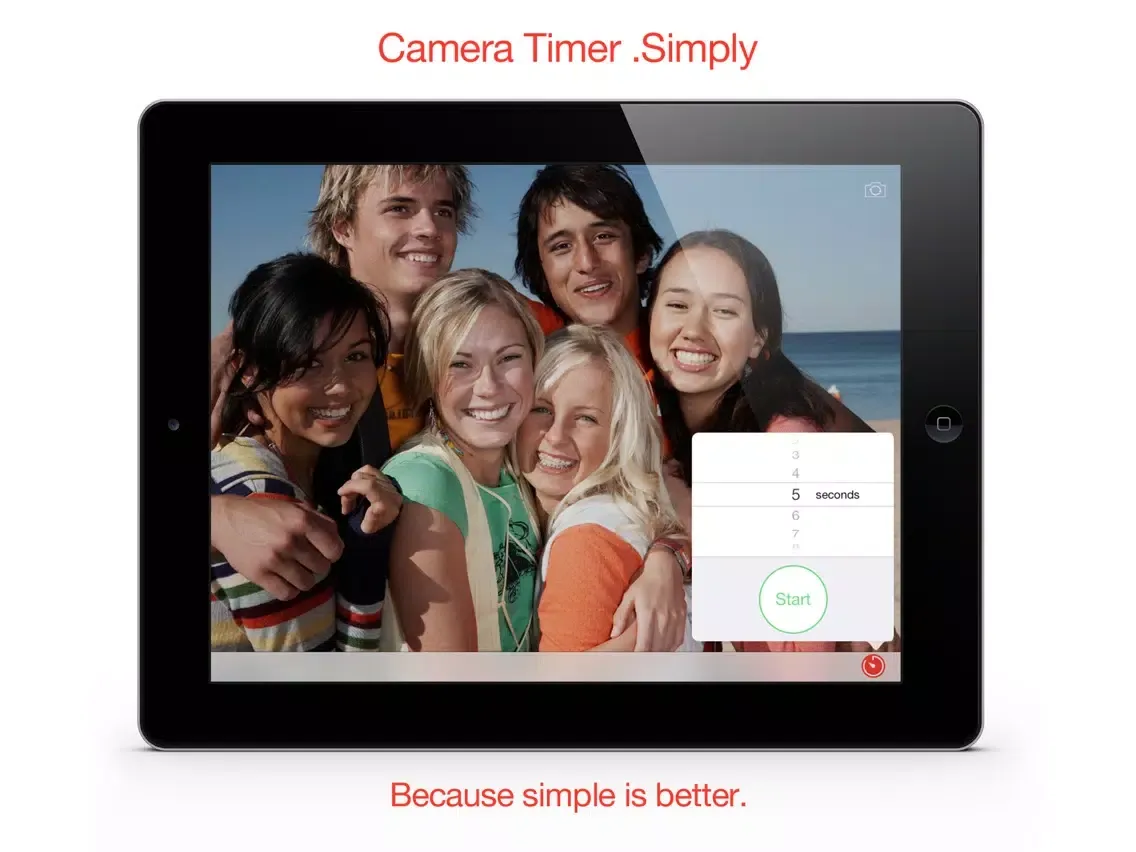 Camera Timer .Simply - Photo Timer for the Camera iPad  স্ক্রিনশট