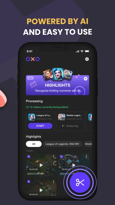 Screenshot di OXO Gameplay