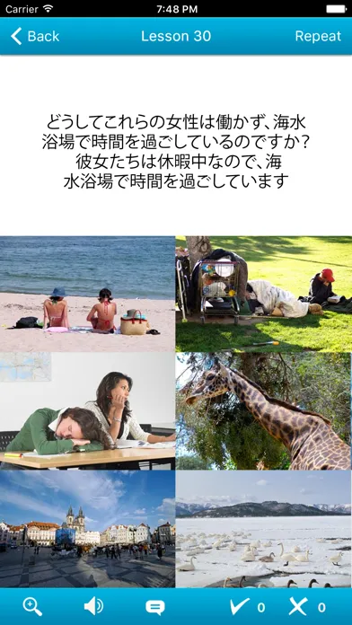 Captures d'écran de Japanese in a Month NG