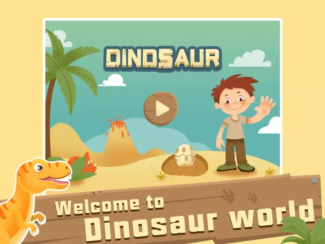 Kids Dinosaur Games iPad  স্ক্রিনশট