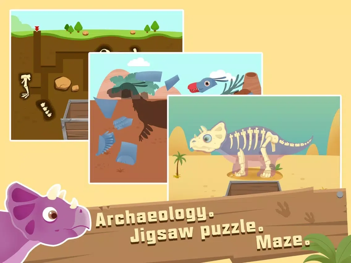 Kids Dinosaur Games iPad  স্ক্রিনশট