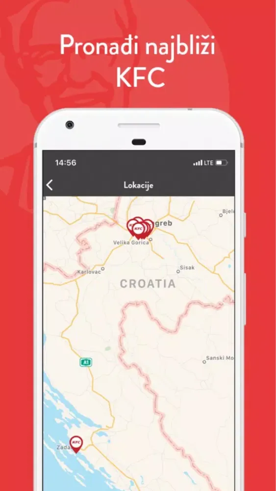 KFC Hrvatska Screenshots
