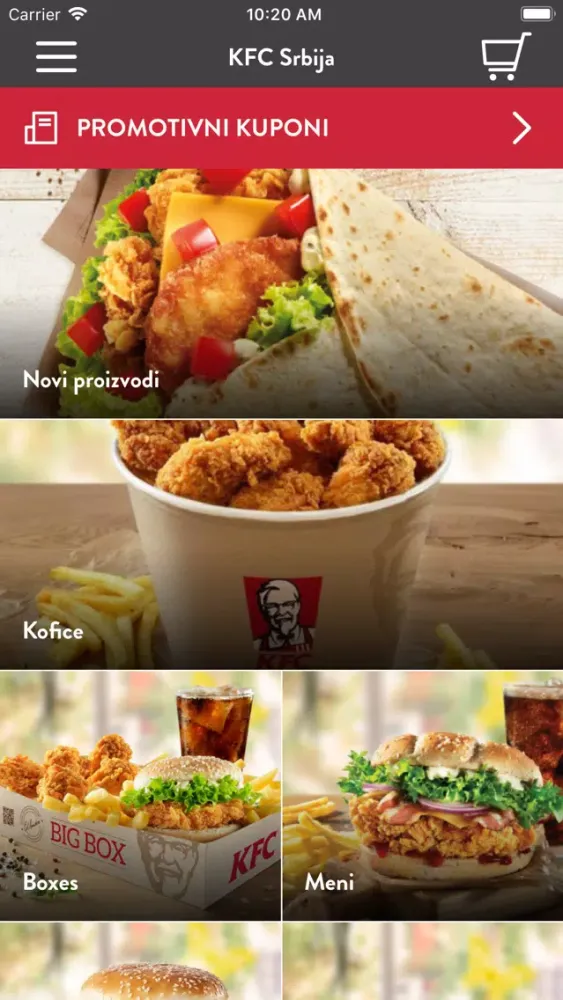 Screenshot di KFC Srbija - Dostava Hrane