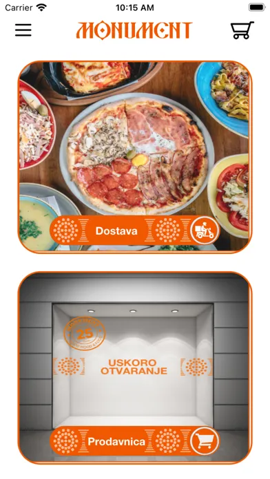 Monument - Dostava Hrane应用截图