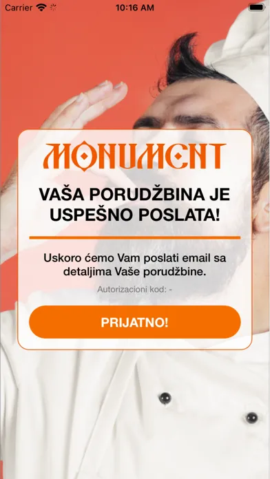 Monument - Dostava Hrane应用截图