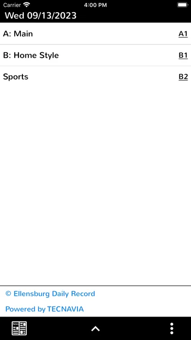 Capturas de pantalla de Ellensburg Daily Record