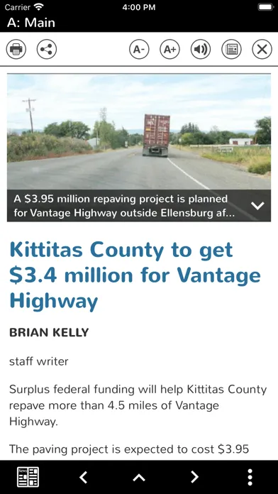 Capturas de pantalla de Ellensburg Daily Record