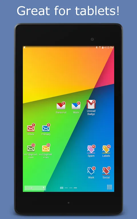 Unread Badge Screenshots