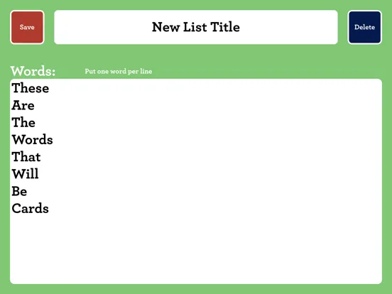 Ảnh chụp màn hình của Simple Cards: Training Tool iPad 
